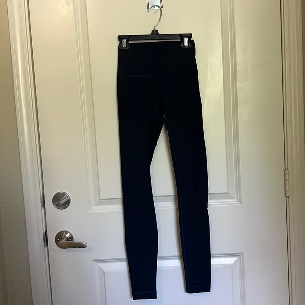 Lululemon high waisted full length wunder unders. size: 2